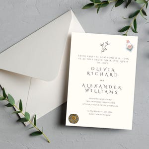 Fantasy RPG Wedding Invitation: D20 Dice, Tabletop Game Theme (PDF & JPG Digital Files)