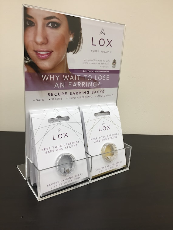 LOX | Locking Earring Backs. Never lose an earring again! Locks all of your  earrings in place. Forever losing earring backs or even the earrings... |  By LOX Earring Backs | Have