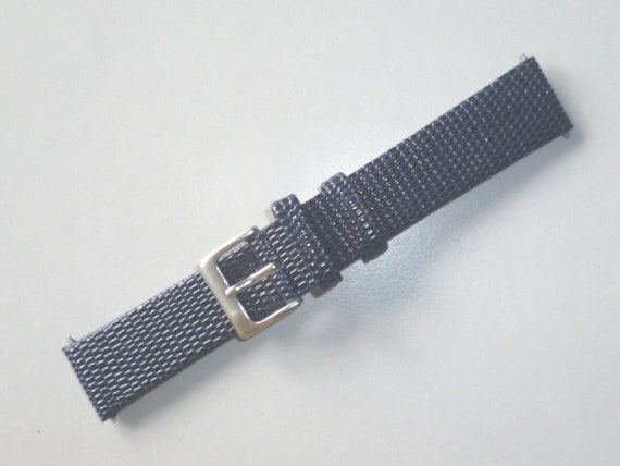 MJ-Design Cinturino Orologio Cinturino Orologio 18mm Pelle Vitello Nero - Made In Germany Con Fibbia Argento Cinturino Nero Fibbia Argento - Foto 7