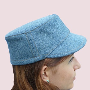 SEWING PATTERN: Elegant Cap for Women, Bucket Hat with Visor Front, Eco Friendly