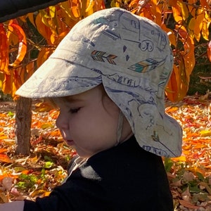 SEWING PATTERN: Unisex Baby Sun Hat for Girls and Boys, 3-8 Month, Adjustable Size, Eco-Friendly Up-Cycle Cottons image 6