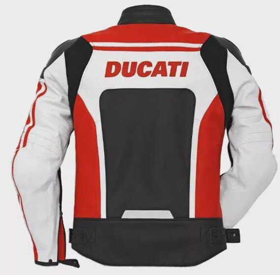 Ducati Corse C2 メンズ モーターサイクルジャケット – レッド