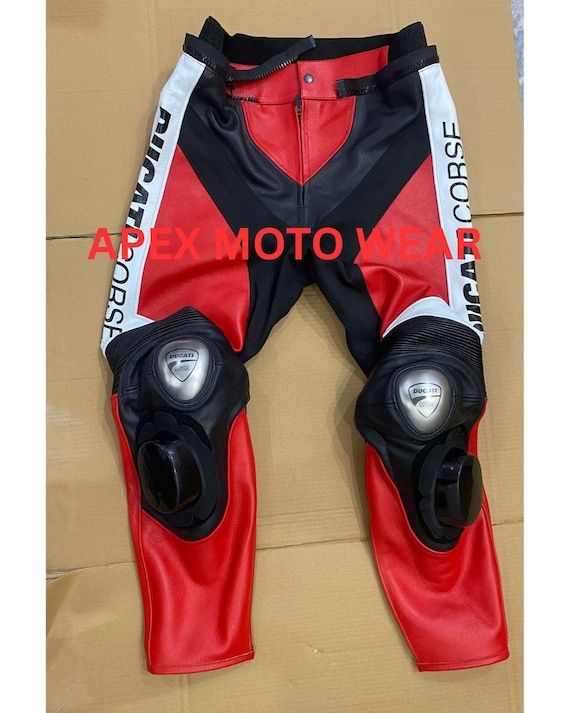 Ducati Corse C6 レザーバイクパンツ – メンズプレミアムバイカー