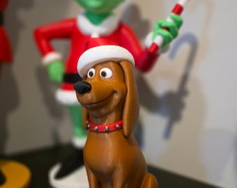 グリンチをモチーフにしたフィギュア、クリスマス、メリークリスマス
