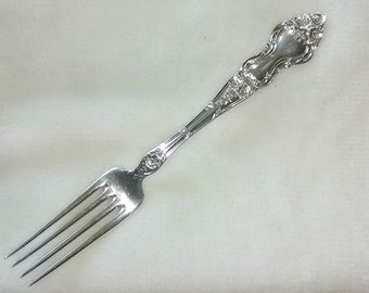 アンティーク純銀Dominick & Haff 装飾アイスクリームフォーク2本 アンティーク純銀Dominick & Haff 装飾アイスクリームフォーク2本