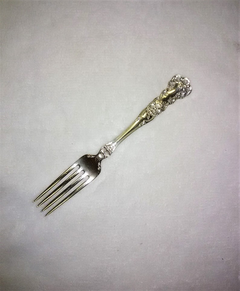 7 1//2/" No Mono Gorham Buttercup Old Mark Sterling Silver Dinner Fork