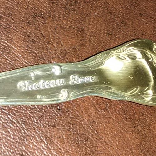 Alvin Antique Sterling Silver Soup Spoon in Chateau Rose shops Pattern 6 1/4 inches