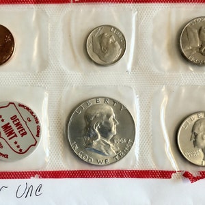 1961 U.S. Mint Franklin Uncirculated Set Denver