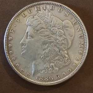 1886 Morgan Silver Dollar