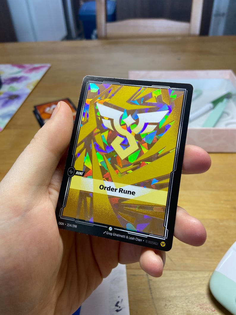 Vinyl Rune Card Alter | League of Legends Riftbound TCG - Etsy