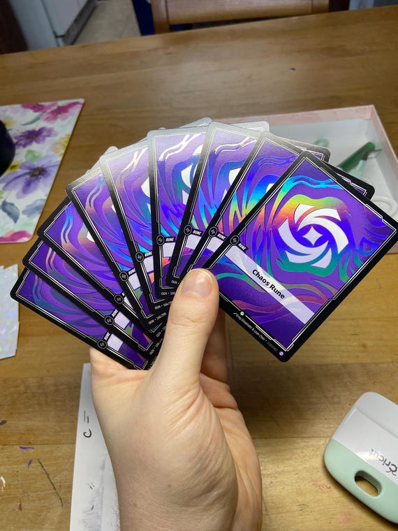 Vinyl Rune Card Alter | League of Legends Riftbound TCG - Etsy