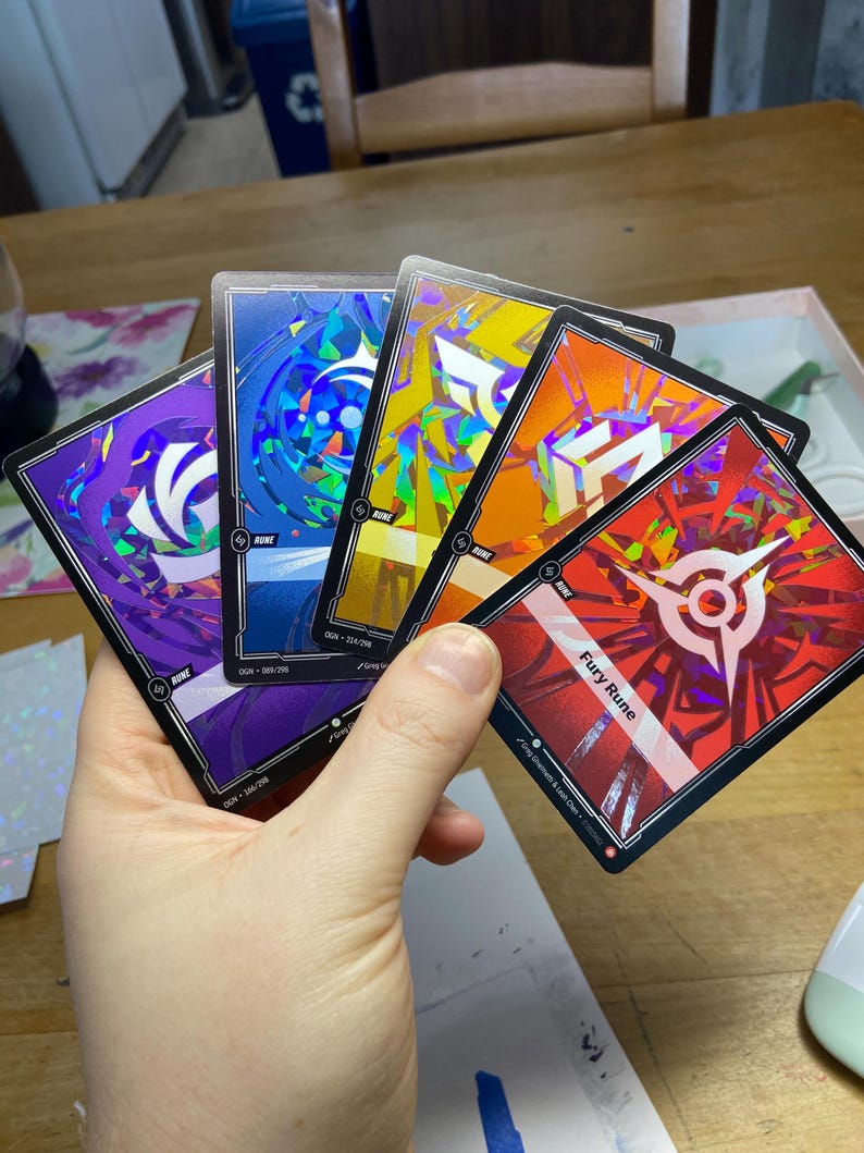 Vinyl Rune Card Alter | League of Legends Riftbound TCG - Etsy