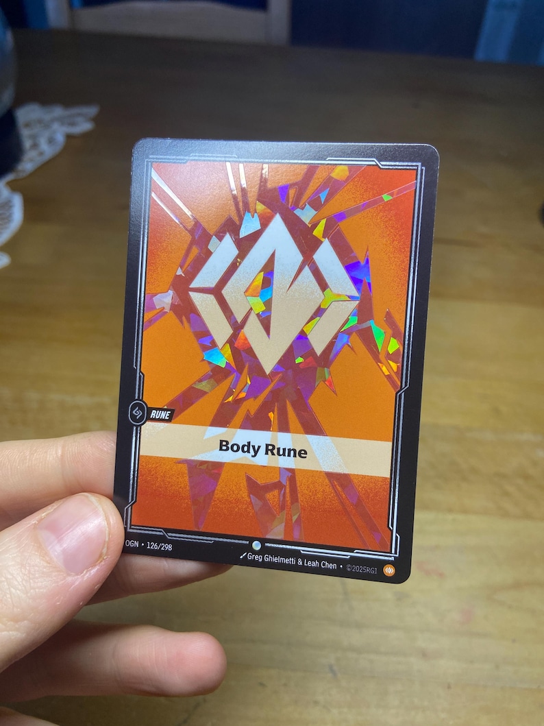 Vinyl Rune Card Alter | League of Legends Riftbound TCG - Etsy