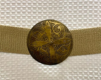 Statement Sandy Duftler Designs Gold Medalion Belt - Etsy display picture 3