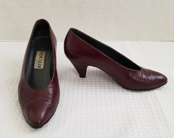 maroon red heels