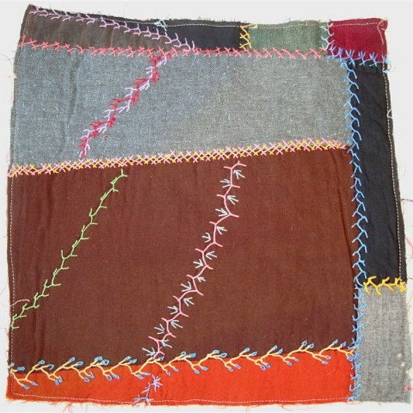 Crazy Quilt Pillows Etsy