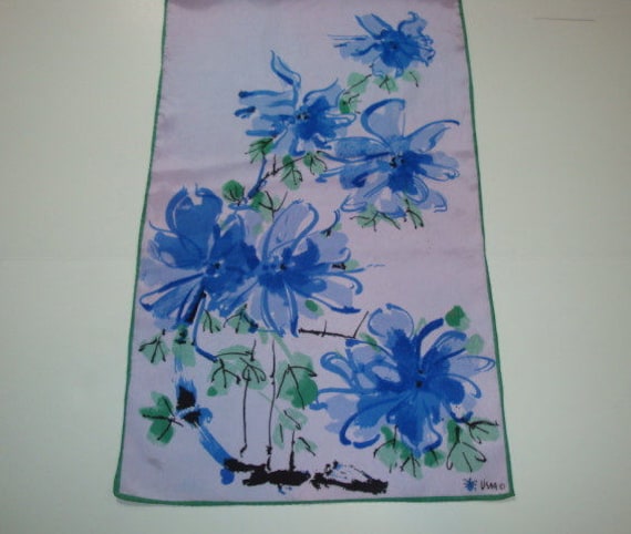 Vera Scarf Vera Neumann ObLong Silk Scarf Purple A