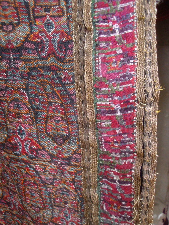 Antique Farsi Persian Handwoven Boteh Ceremonial … - image 7