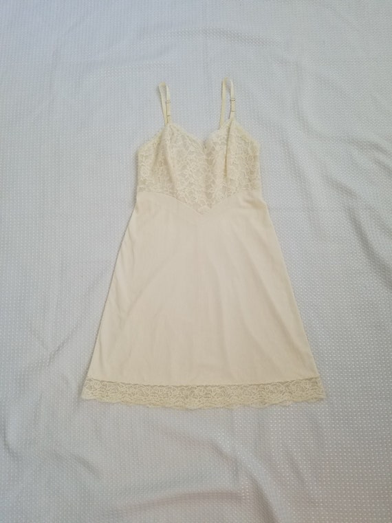 ivory slip dress short