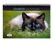 Siamese Cat 2025 Wall Calendar 