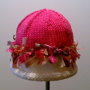 PDF PATTERN: Miss Muffet Hand Knit Hat For Infants, Toddlers & Children image 5