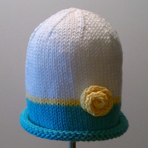 PDF PATTERN: Vera Rose Hat For Infants, Toddlers & Children image 5