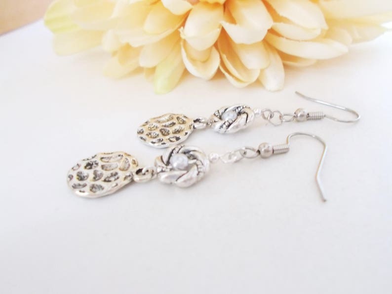 Silver Jewelry Handmade Birthday Gift for Women Jewelry Ethnic Boho Dangle Earrings Sterling Silver Jewelry Pewter Earrings Bohemian