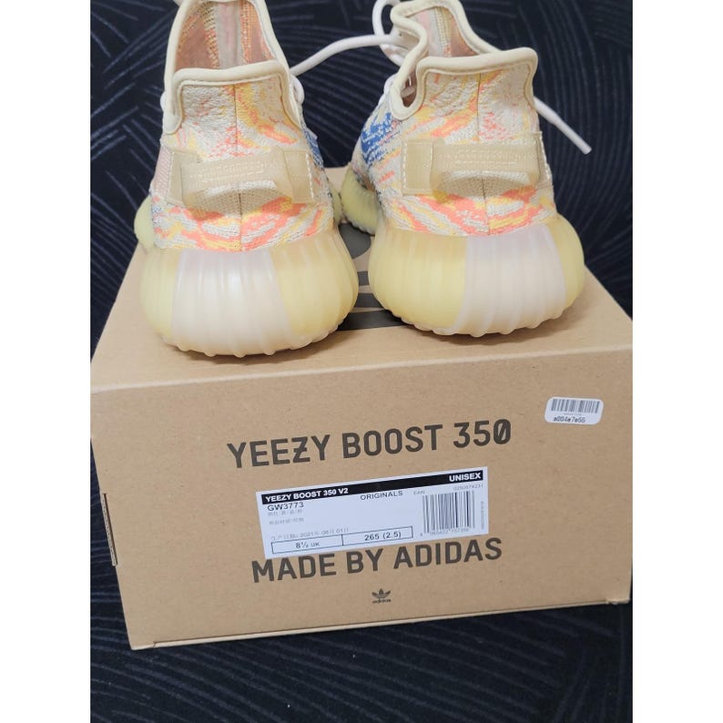 Adidas Yeezy Boost 350 V2 MX Oat GW3773 Unisex meerkleurige sportschoenen maat 9 afbeelding 4