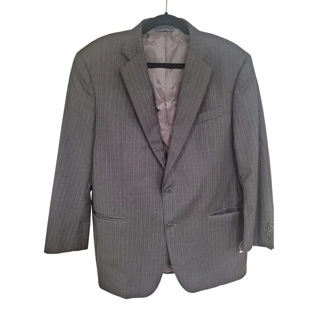 Brooks Brothers 1818 Madison Estrato Pinstripe Wool Blazer Mens