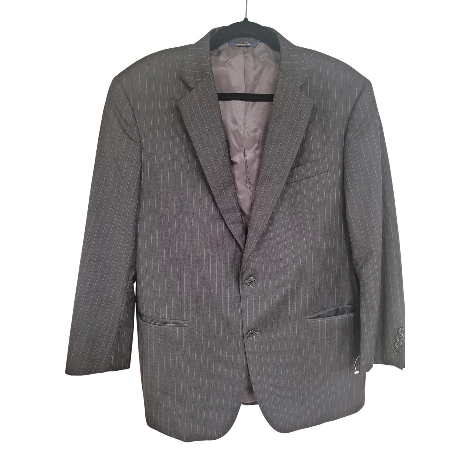 Brooks Brothers 1818 Madison Estrato Pinstripe Wool Blazer Mens