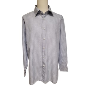 18.5 neck dress shirt Men's Traveler Collection Tailored Fit Spread Collar Solid Dress Shirt at Jos. A. Bank, Cream/White, Size 16 1/2 X 34
