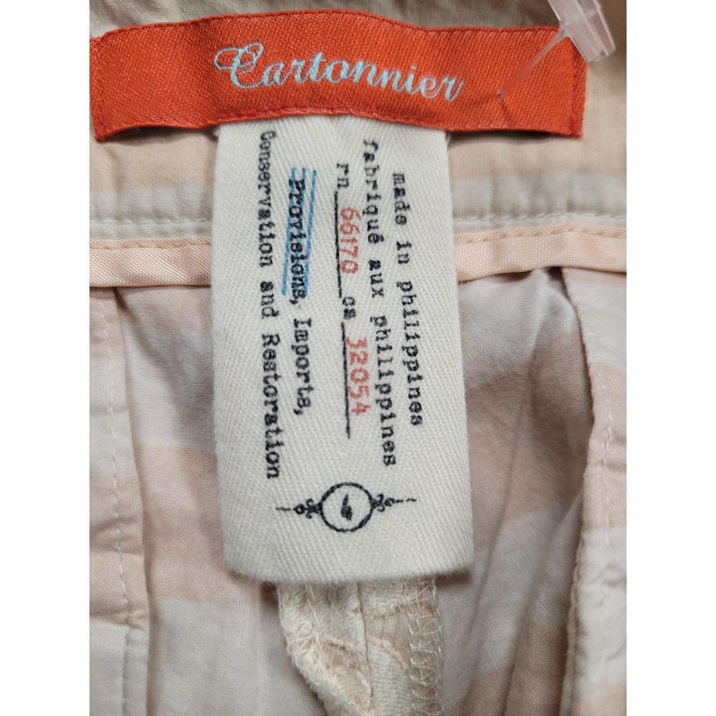 Anthropologie Cantonnier Lace Shorts Beige Floral Accents Fully Lined Size 4 image 4