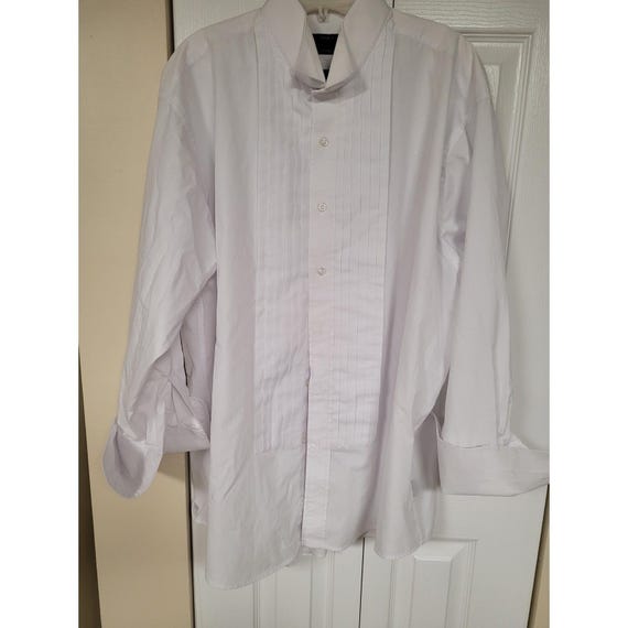 alexander julian colours white dress shirt Alexander Julian Colours Mens Tuxedo White Dress Shirt S 14-14 1/2 (32/33)NewTJM