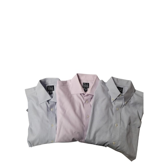 Jos. A Bank Traveler Dress Shirt Lot: 15.5, Long Sleeve, Wrinkle Resistant  - Etsy