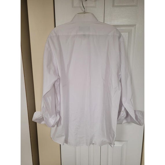 alexander julian colours white dress shirt Alexander Julian Colours Men's Dress Shirt Gingham Plaid White Blue Size M