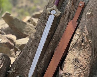 Hand-Forged Wonder Woman Godkiller Sword Replica – Halloween Cosplay Prop, Movie Accessory, Bride Engagement Gift & Handcrafted Gift