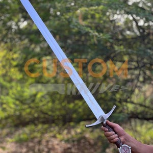 Espada personalizada de los Caballeros Templarios – Espada de utilería de película de colección – Regalo perfecto para Navidad, bodas, aniversarios y cumpleaños. imagen 3