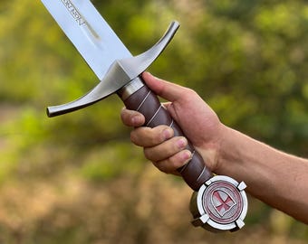 Personalized Accolade Templar Knights Sword – Collectible Movie Prop Sword – Perfect Gift for Christmas, Weddings, Anniversaries & Birthdays