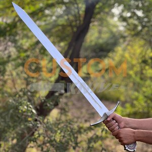 Espada personalizada de los Caballeros Templarios – Espada de utilería de película de colección – Regalo perfecto para Navidad, bodas, aniversarios y cumpleaños. imagen 5