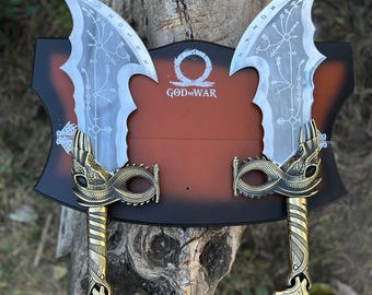 Blades of Chaos Metal God of War Twin Swords & Hammer - Ultimate Cosplay Gift, Christmas Gift, Anniversary Gift, Groomsmen Gift for Him