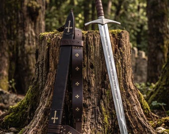 Personalized Accolade Templar Knights Sword – Collectible Movie Prop Sword – Perfect Gift for Christmas, Weddings, Anniversaries & Birthdays