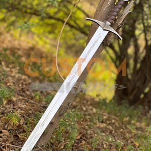 Espada personalizada de los Caballeros Templarios – Espada de utilería de película de colección – Regalo perfecto para Navidad, bodas, aniversarios y cumpleaños. imagen 2