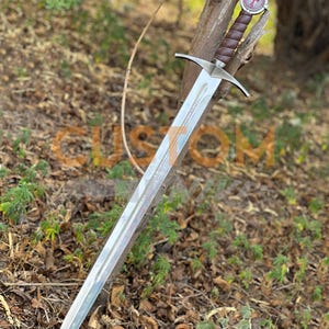 Espada personalizada de los Caballeros Templarios – Espada de utilería de película de colección – Regalo perfecto para Navidad, bodas, aniversarios y cumpleaños. imagen 6