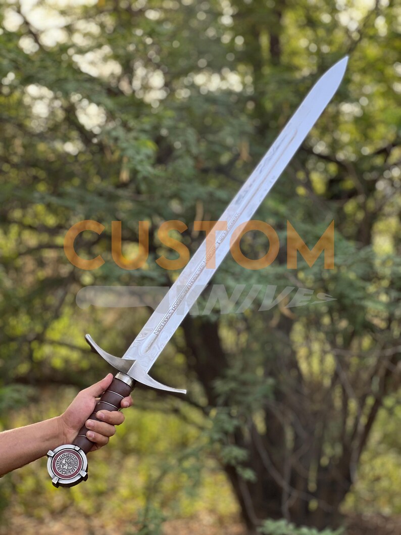 Espada personalizada de los Caballeros Templarios – Espada de utilería de película de colección – Regalo perfecto para Navidad, bodas, aniversarios y cumpleaños. imagen 7