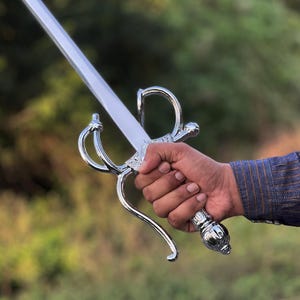Zorro Rapier Sword Replica - Collectible Movie Prop, Perfect Christmas, Groomsman, Wedding, or Anniversary Gift
