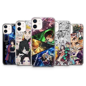 Demon Slayer Phone Case Nezuko Hunting Cover for iPhone 17, 16, 15, 14, 13, 12, Samsung S25, S24, S23, S22, A16, A56, A55, Pixel 10 Pro