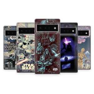 Jedi Knight Phone Case Star Wars Rebel Cover for Google Pixel 10, 9Pro, 9A, 8, 8A, 7A, 7, 6A, Samsung S25, S24, A16, iPhone 16, 15, 14