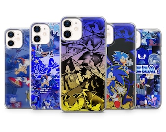 Sonic Phone Case Hedgehog Gaming Cover for iPhone 17 Pro, 16, 15, 14, 13, 12, Samsung S25, S24, S23, S22, A16, A56, A55, Pixel 10 Pro, 9