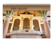 Pipe Organ 2025 Wall Calendar 
