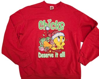 90年代ヴィンテージ トゥイーティー バード キッズ クリスマス